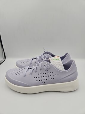 CROCS Women's LiteRide Pacer Lace-Up Sneakers in Light Purple